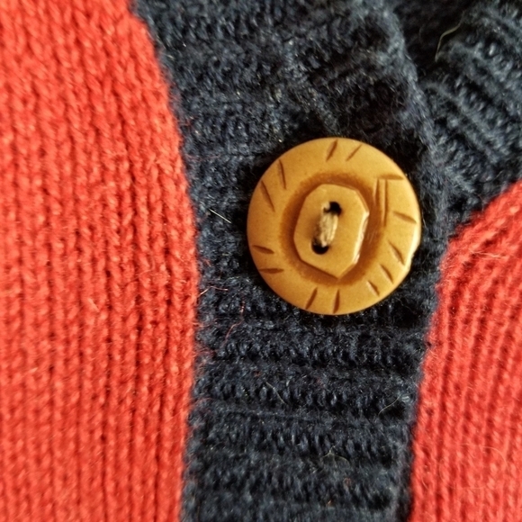 CST Blues Southwestern Aztec Cardigan Sweater Vest Button Front Women's Size 1X - Picture 3 of 7